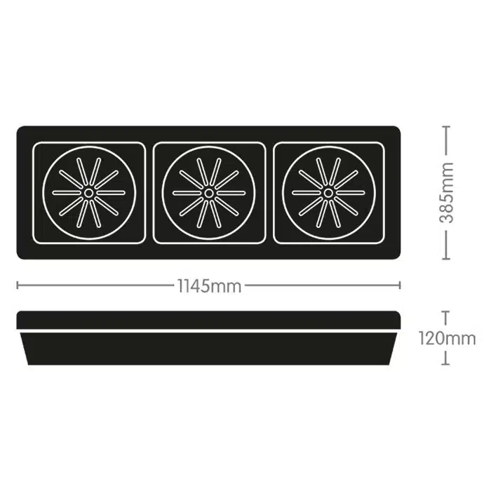 Módulo Auto3 XL (para 3 macetas plásticas de 25L) - Imagen 2