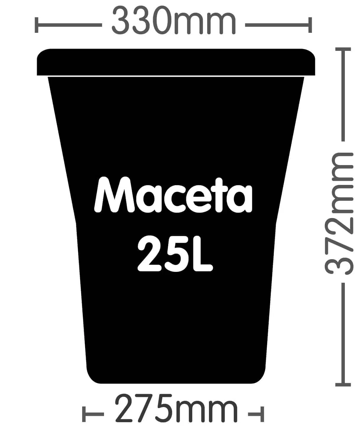 Maceta de 25L para 1Pot XL - Imagen 2