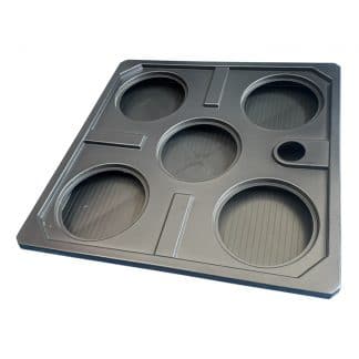 Bandeja, tapadera y tapa circ. únicamente para módulo Auto5 XL de 1,2m