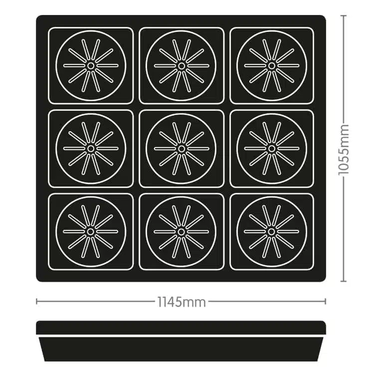 Módulo Auto9 XL (para 9 macetas plásticas de 25L) - Imagen 2