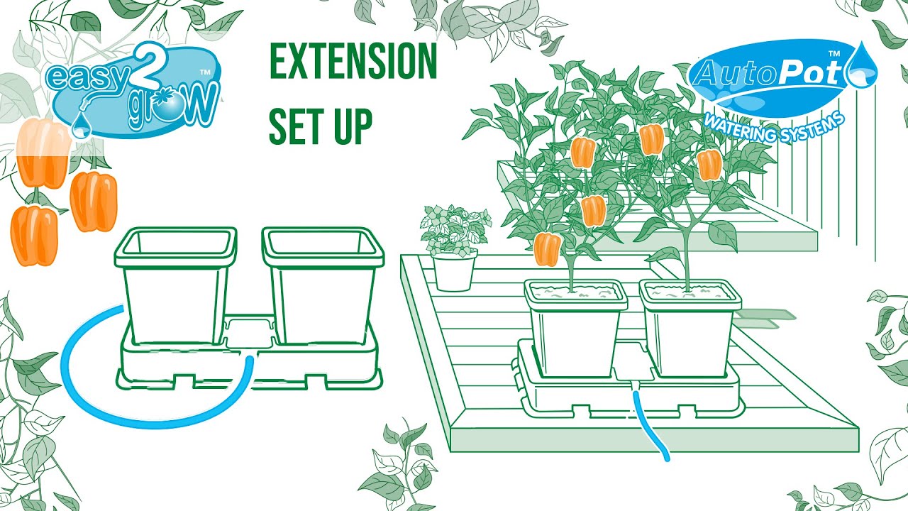 AutoPot easy2grow Extension Set Up